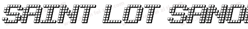 Saint lot Sanon字体转换